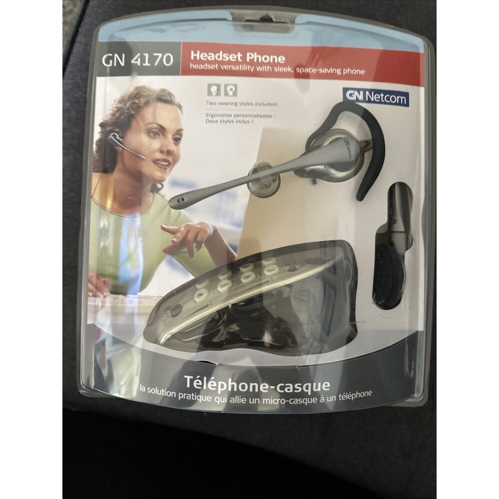 NEW GN NETCOM HEADSET PHONE TELEPHONE W/ Mic GN 4170